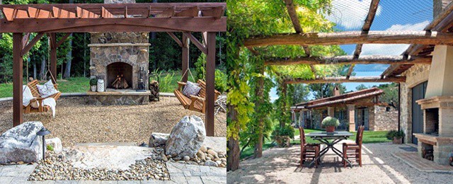Top 40 Best Gravel Patio Ideas – Backyard Designs