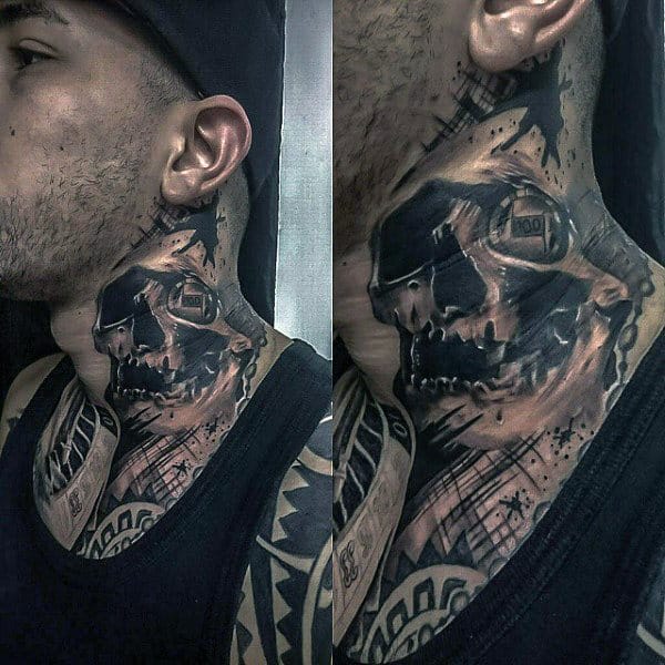 Cool Tattoos for Men | Best neck tattoos, Neck tattoo for guys, Neck tattoo