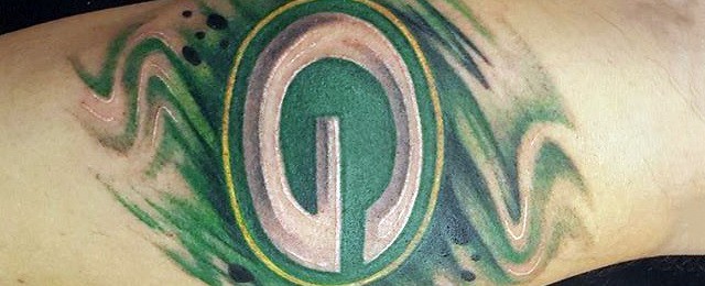 green bay packer tattoos