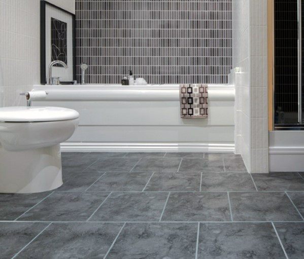grey bathroom floor tile ideas