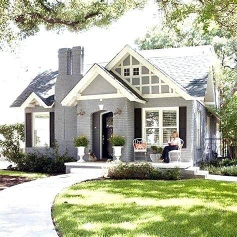 Grey House Paint Design Inspiration