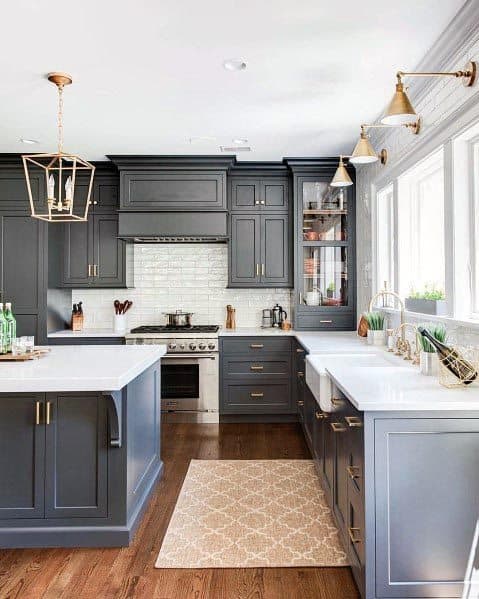 Grey Kitchen Interior Design