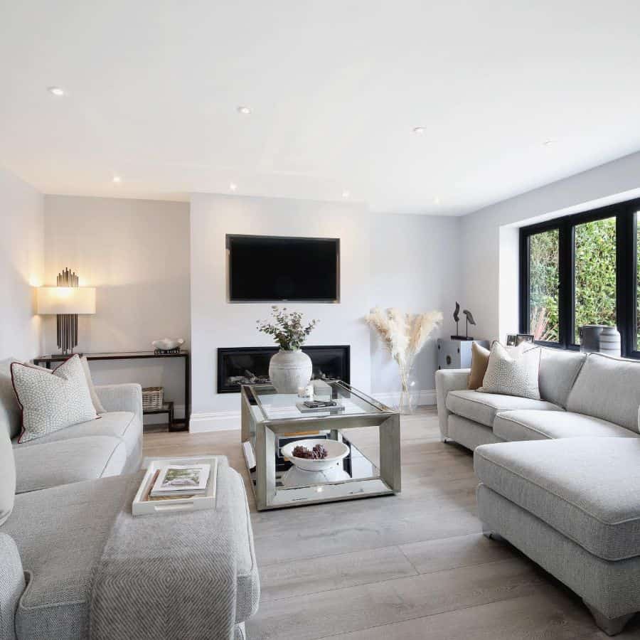 grey white living room ideas thehousetombuilt