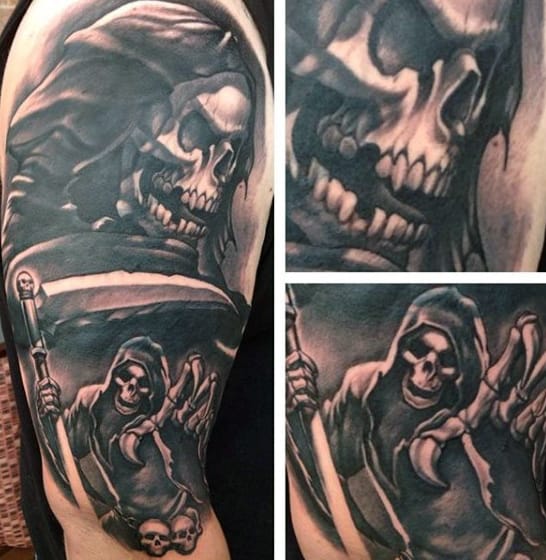 Grim Reaper Tattoo  Etsy