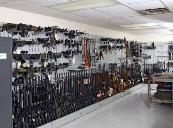 Gun Room Shelving Design