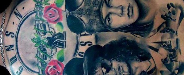 40 Guns And Roses Tattoo Designs for Men
