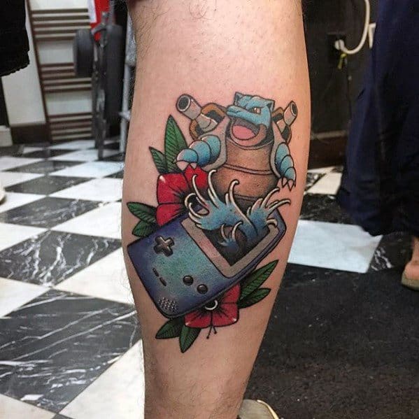 Tattoo tagged with: comic, small, gennarovarriale, game boy, contemporary,  tiny, cartoon, little, pop art, forearm, game, medium size, video game  console | inked-app.com