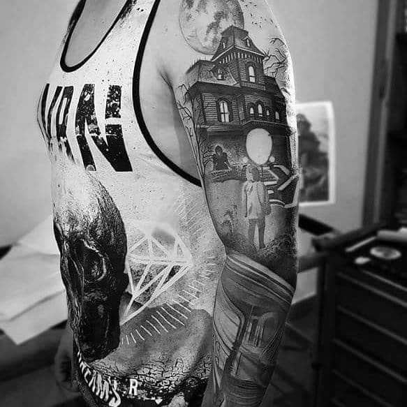 A Victorianinpired design rich with gothic fantasy  Full sleeve tattoos  Half sleeve tattoos color Tattoos for women half sleeve