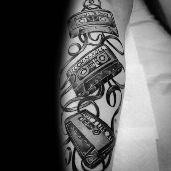 Buy Cassette Tape Tattoo  Tape Temporary Tattoo  Nineties Online in India   Etsy