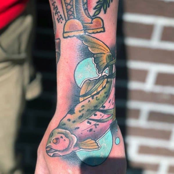 Guy With Salmon Tattoo