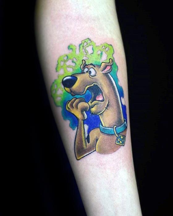 Scooby Doo Stencil  Cartoon tattoos Scooby doo tattoo Scooby doo  coloring pages