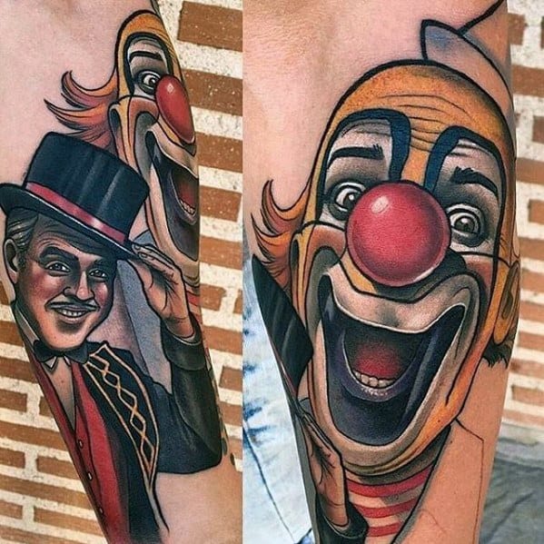 60 Circus Tattoos For Men - Entertaining Design Ideas