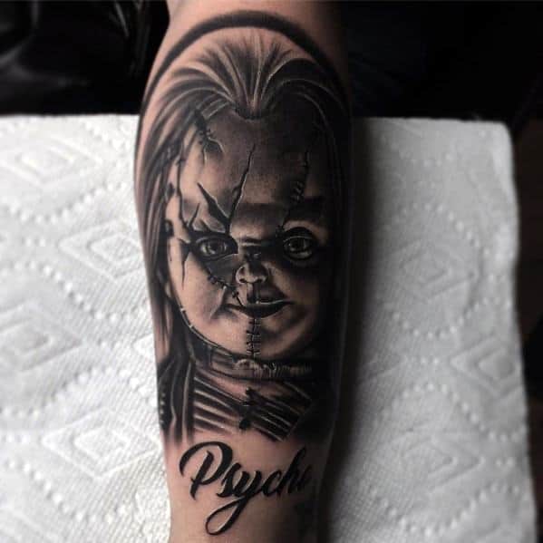 Guys Cool Chucky Tattoo Ideas