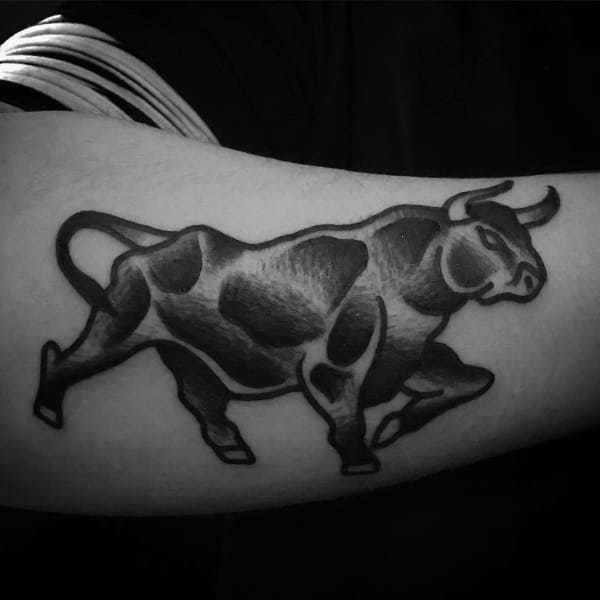 Guys Cow Tattoo Design Ideas