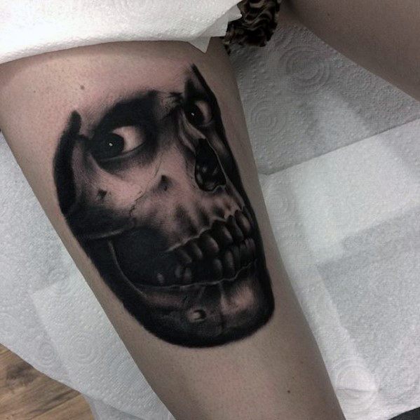 Guys Evil Dead Tattoo Design Idea Inspiration