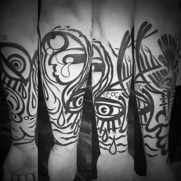 Guys Forearm Pablo Picasso Tattoo Designs