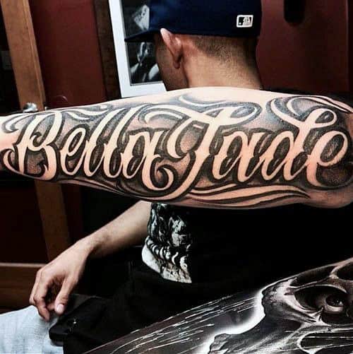 Best tattoo fonts for guys