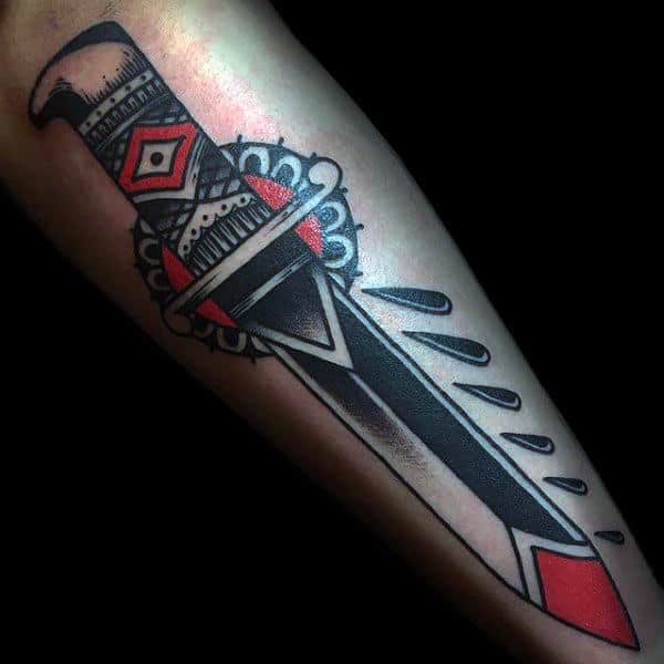 Top Best Dagger Knife Tattoo Ideas 21 Inspiration Guide