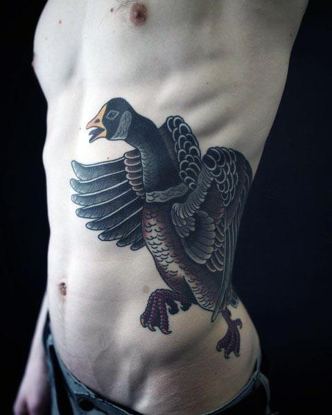 Guys Goose Tattoo Design Ideas