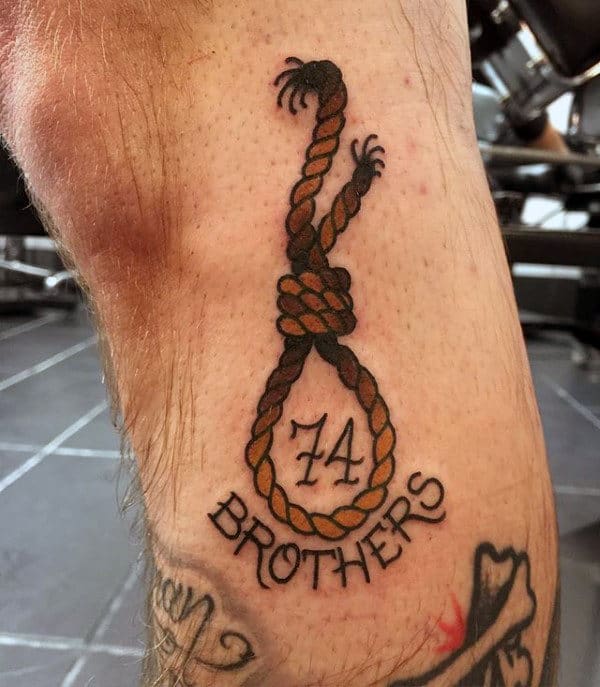 TCB Tattoo  traditional noose tattoo done by  Facebook