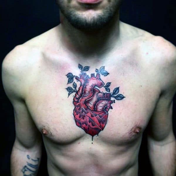 TFTattoo  tftattoo chest tattoo inked name heart dove tattooed  roses ink thorns  Facebook