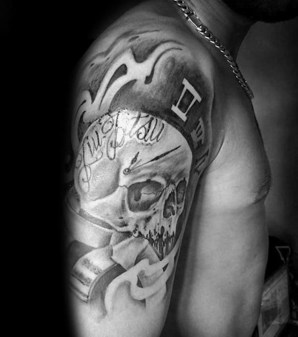 Tattoo uploaded by Samurai Tattoo mehsana  Band tattoo design Tattoo for  boys Band tattoo ideas Belt tattoo  Tattoodo
