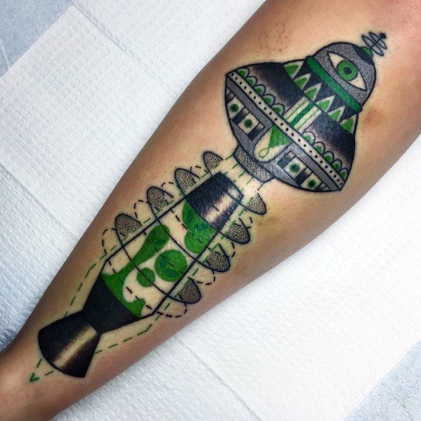 50 Lava Lamp Tattoo Ideas For Men Groovy Designs