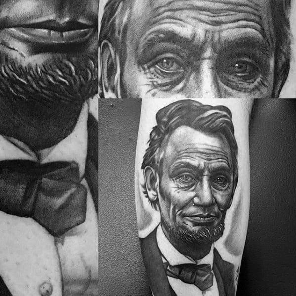 Abraham Lincoln Tattoos