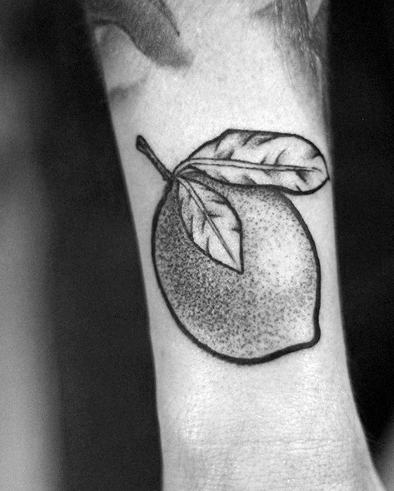 Guys Lemon Tattoo Design Ideas