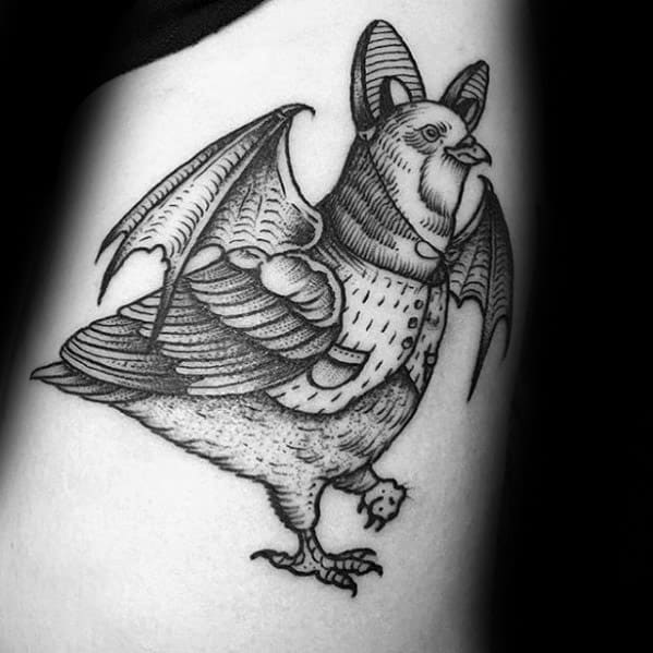 Guys Pigeon Tattoos