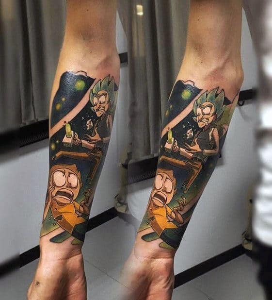 Rick and Morty Tattoos  All Things Tattoo