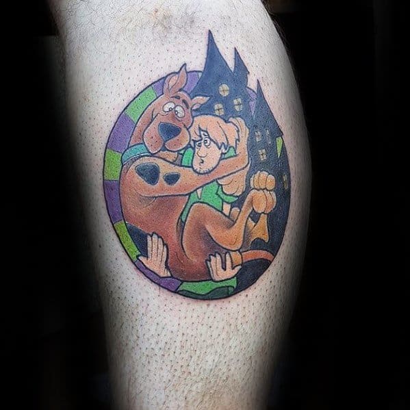 Guys Scooby Doo Tattoo Design Ideas