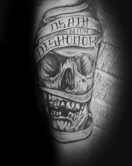Army Death Before Dishonor Tattoo  Veteran Ink
