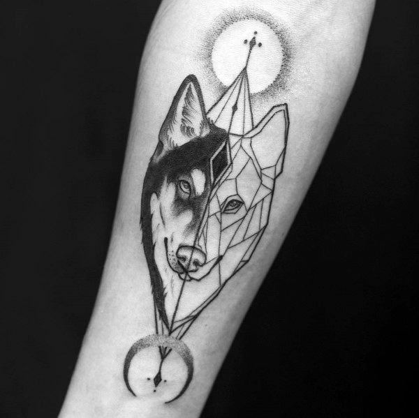 Dog tattoo design | Deep Dream Generator