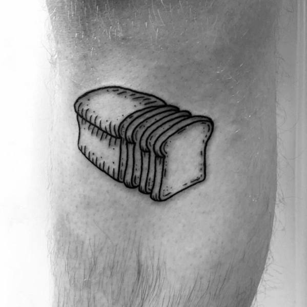 Guys Slices Of Bread Tattoo Design Ideas