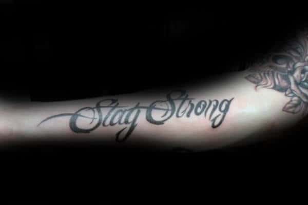 Guys Stay Strong Strength Tattoo Design Inspiration