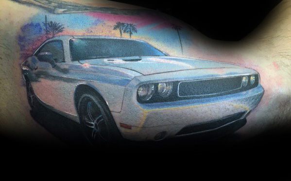 Vin Diesel inspired Dodge Charger done by Harvey at this mortal coil  gallery in Altrincham England Keep in mind i said inspired by Not  supposed to be a replica  rtattoo