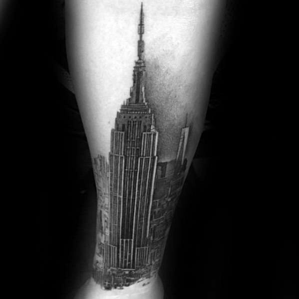Guys Tattoo Empire State Building