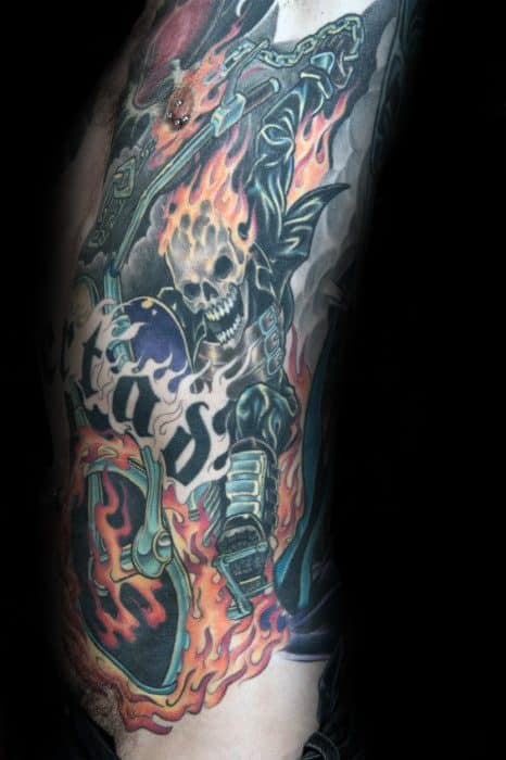Guys Tattoo Ideas Ghost Rider Designs.