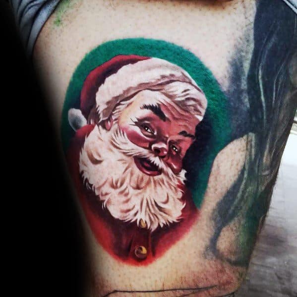 Guys Tattoo Santa Claus