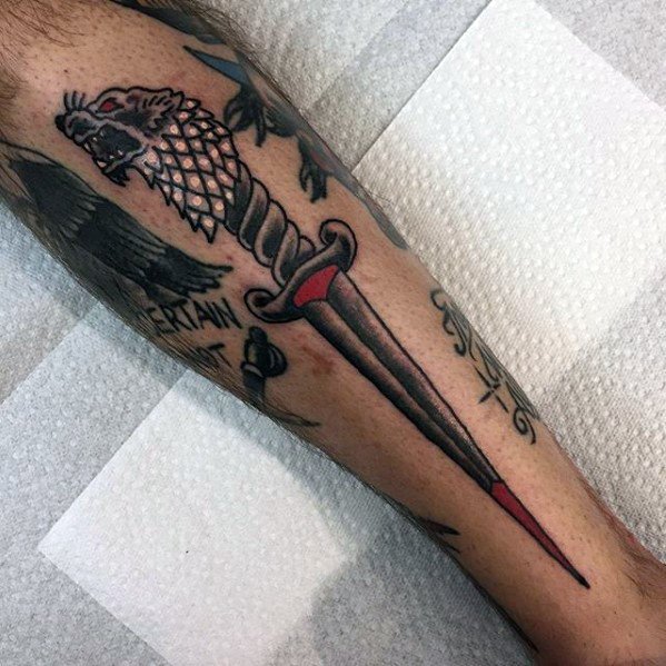 Guys Tattoos With Game Of Thrones Design