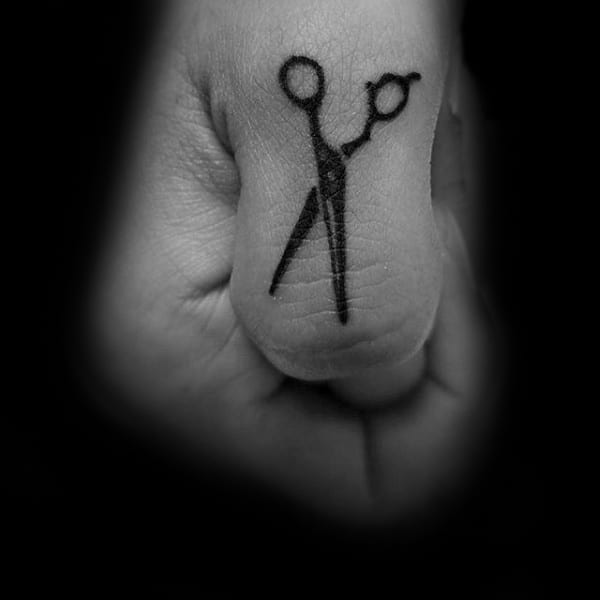 Vintage scissors tattoo - Tattoogrid.net