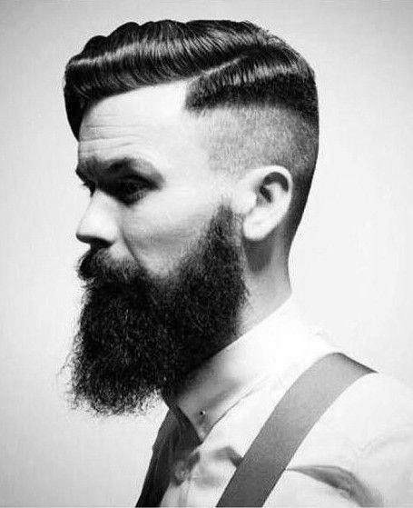 Hairstyle With Shaved Sides For Men