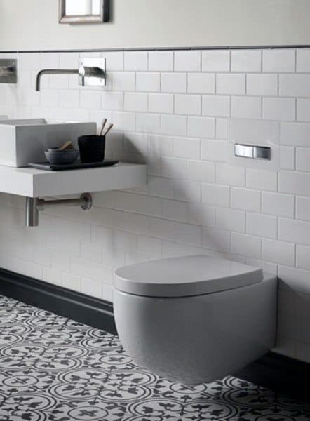floating wall mounted sink and toilet 