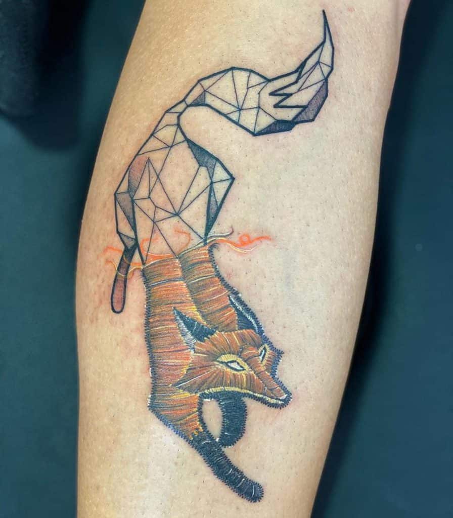 fox-embroidery-tattoo-yomera1