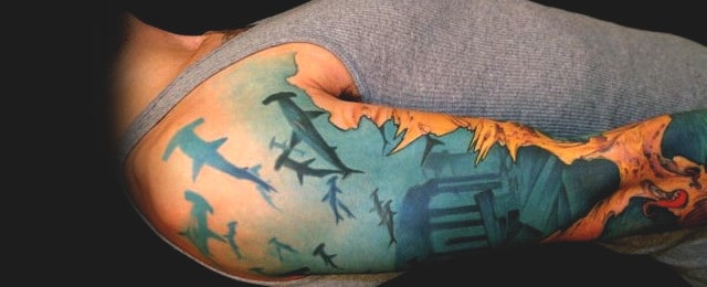 70 Hammerhead Shark Tattoo Designs for Men