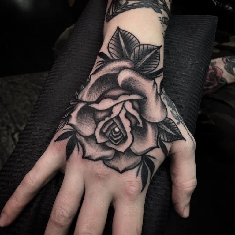 Top 61 Best Black and White Rose Tattoo Ideas [2021 Inspiration Guide]