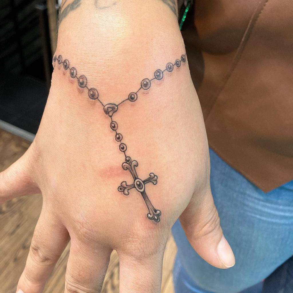 hand cross tattoos for women ninistattoos