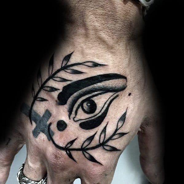 hand-eye-with-leaf-branches-simple-traditional-male-tattoos