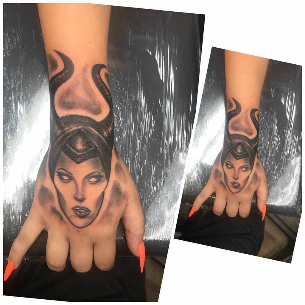 Hand Maleficent Tattoos Johnislandink